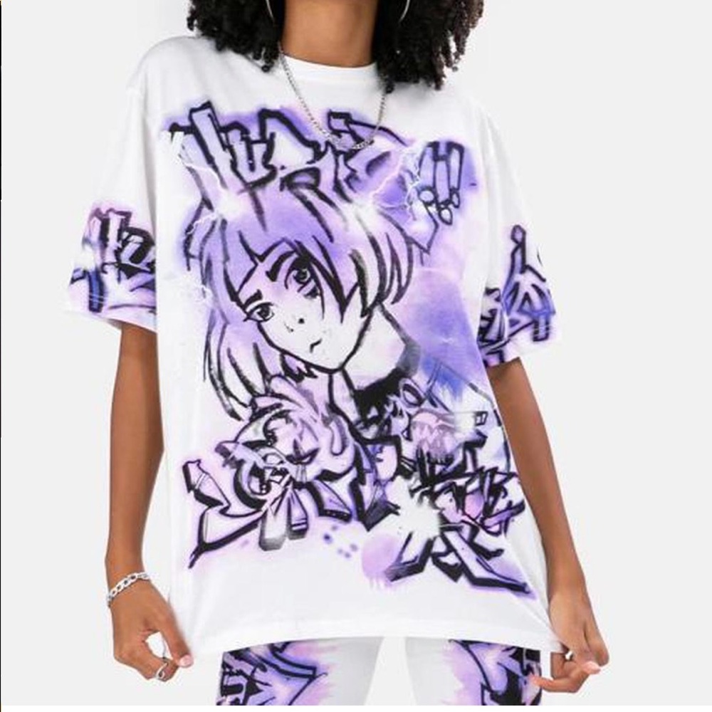 👾ADIKA GRAPHIC ANIME SHIRT